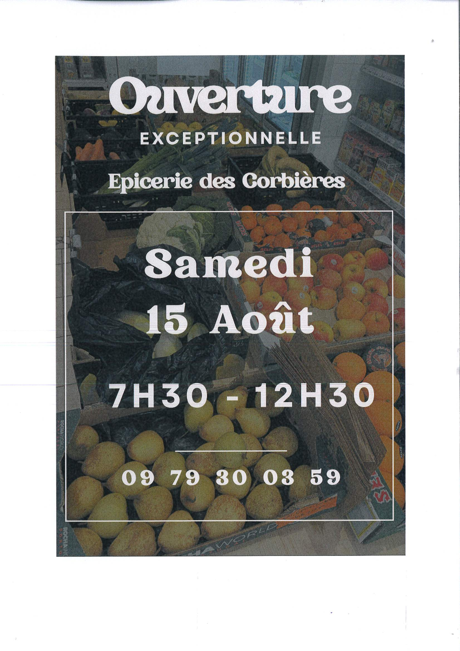 EPICERIE DES CORBIERES