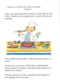MJC ATELIER CUISINE
