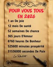 Bonne année 2026